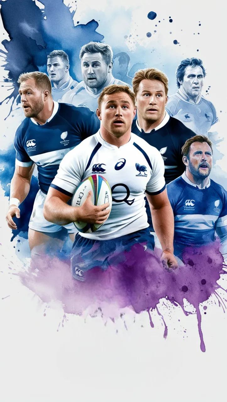 Dynamische rugbyspelers in actie - IPTV Nederland