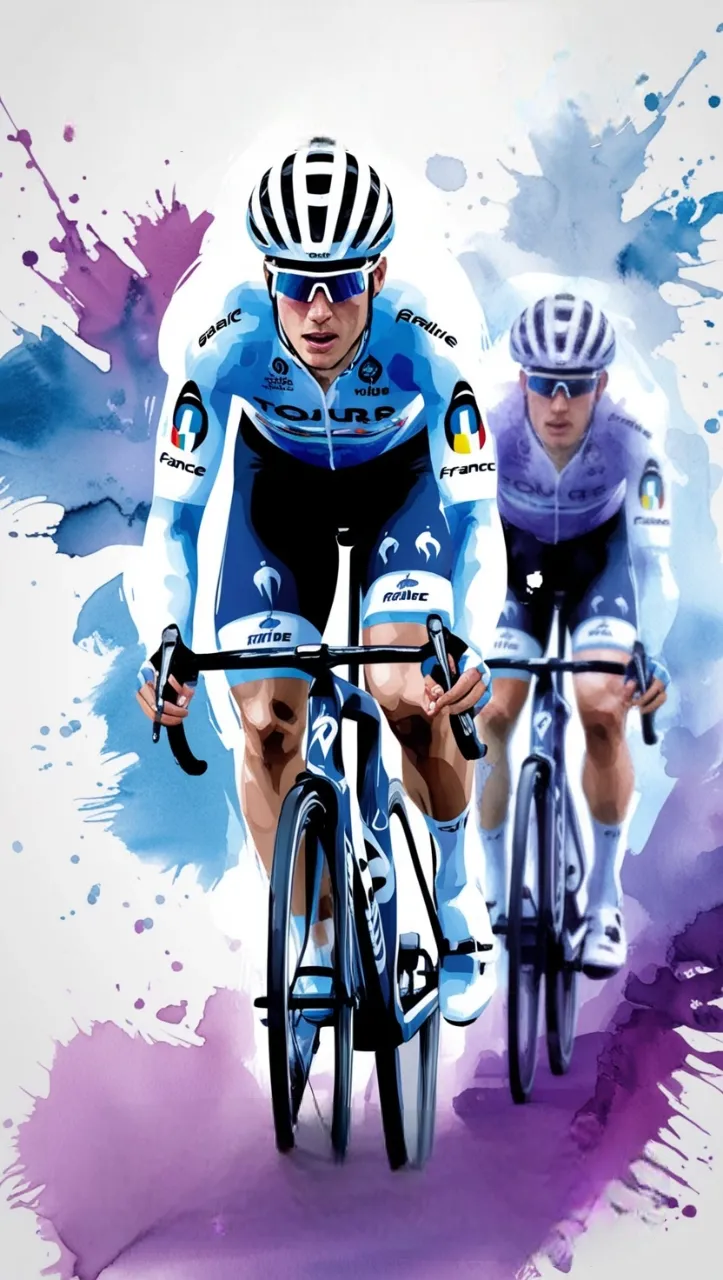 professionele wielrenners tijdens een race - IPTV Nederland